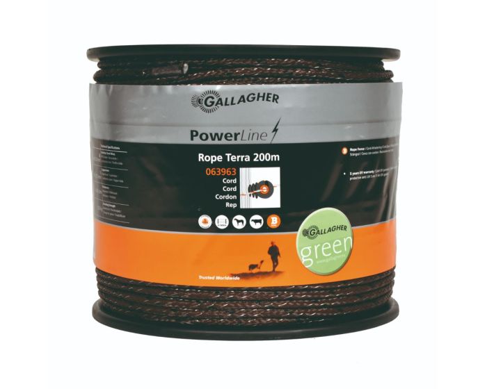 Gallagher PowerLine Cord 200m terra main product photo