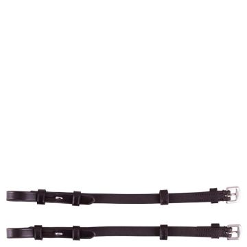 Premiere Backenlongierbrillee 13mm blind Pony Schwarz