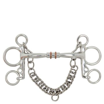 BR Unbroken Baby PelhamGebiß Soft Contact 14 mm Schere 102 mm