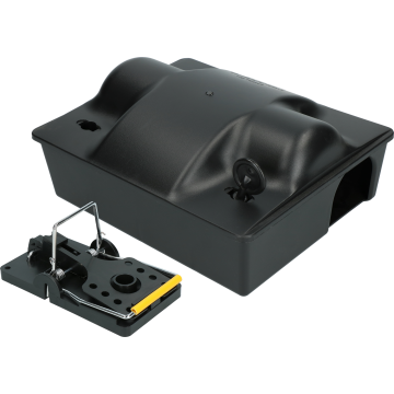 Knock Off Futterbox Rat Dual Bait inkl. Rattenklemme