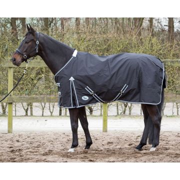 Harry's Horse Outdoor Decke Thor 0gr mit Fleecefutter 215 Schwarz