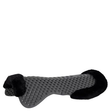 BR Sattelfell Bridoon BR Piuma ECO-Wolle Air Release Federlicht Bridoon One Size Schwarz/Charcoal