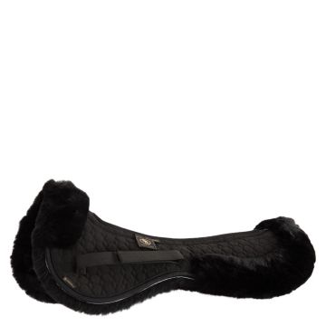 BR Sattelfell Bridoon Air Mesh Pony Schwarz / Schwarz