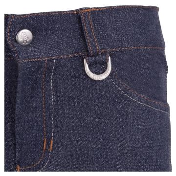 BR Reithose Marley Kinder Mikrofaser Vollsitz 164 Blue Denim