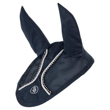 BR Fliegenhaube Glamour-Chic Pony Marine / Silber