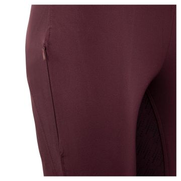 Premiere Premiere Reitleggings Klette Kinder Silikonsitz 128 Bordeaux