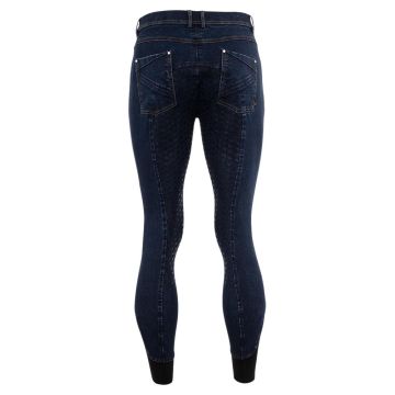 BR Reithose Mathieu Herren Silikonbesatz 56 Dark Denim