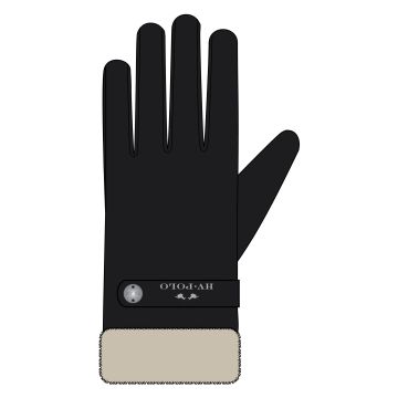 HV Polo Handschuhe Granat XL Schwarz