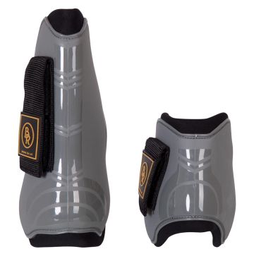 BR Set Gamaschen und Streichkappen Pro Tech Full Grau
