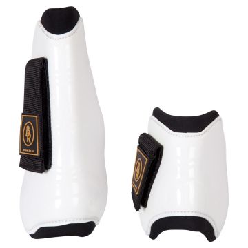 BR Set Gamaschen und Streichkappen Pro Tech Pony Weiss