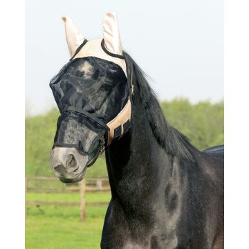 QHP Fliegenhaube mit abnehmbarer Nasenleiste