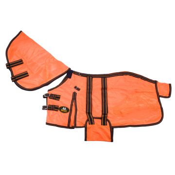 MHS Fliegendecke „Neon“ mit abnehmbarem Halsteil  215 Orange
