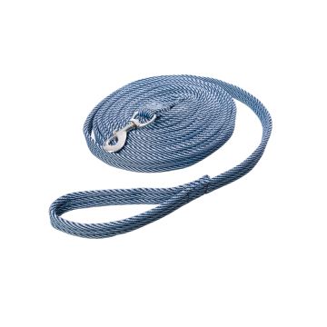 MHS Longierleine „Cross“ 8 Meter 8 m Blau