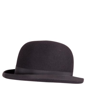 Premiere Pelz Filz Melone. 54 Schwarz