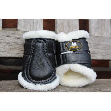 MHS Gamaschen mit Fell Shetland Schwarz