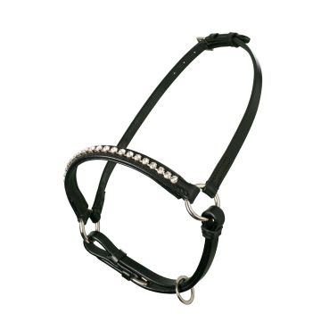 MHS Showhalfter Mon Cherie Schwarz-Silber Große 1