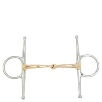 BR Einzelne gebrochene volle Wange Soft Contact 14 mm Schäfte 165 mm 14,5 Gold